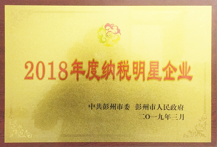 納稅明星企業(yè)（四川亞東）